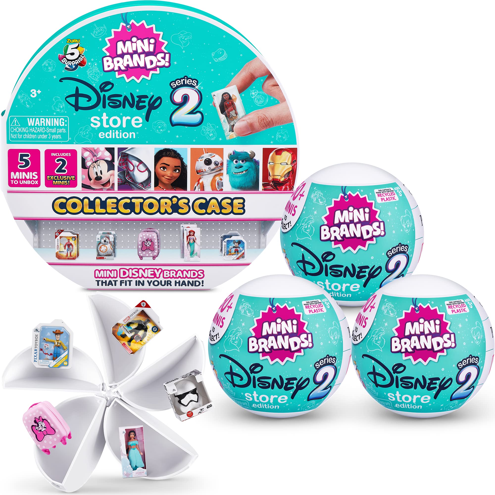 Buy 5 Surprise Disney Mini Brands Series 2 Collector's Kit by ZURU (3 s ...