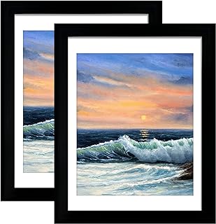 LUCKYLIFE 18x24 Frame in Black, Gallery Frame for Wall Mounting, 2 Pack