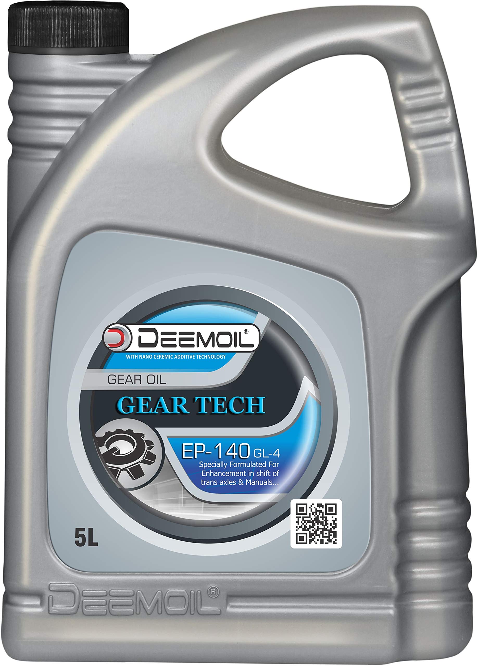 DEEMOIL Gear TECH EP-140 GL-4 Gear Oil for All Types of Gear Systems (5 Litre)