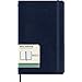 Moleskine Classic 18 Month 2024-2025 Weekly Planner, Soft Cover, Large (5" x 8.25"), Sapphire Blue, 208 pages