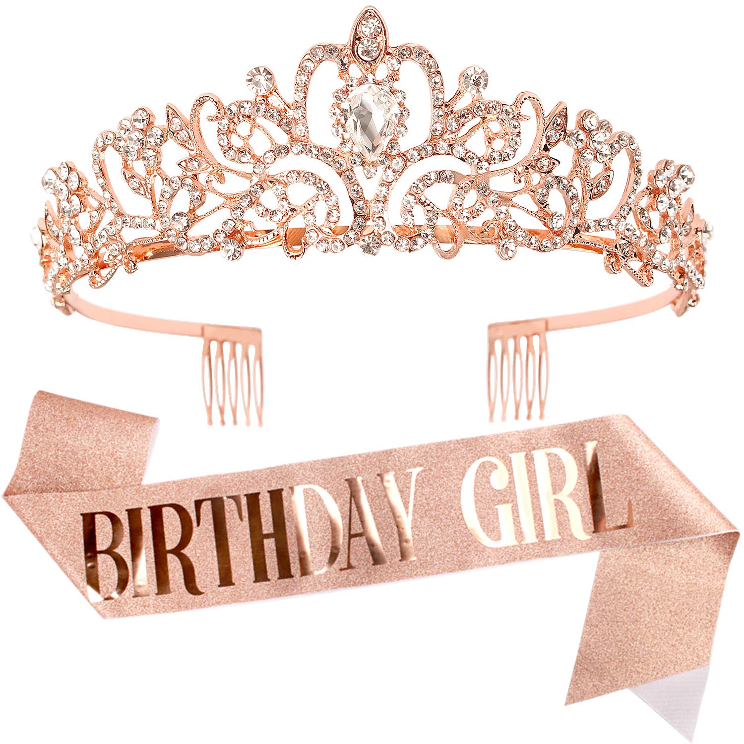 Buy Birthday Tiaras for Girls, Crowns for Women Birthday, Tiara for ...