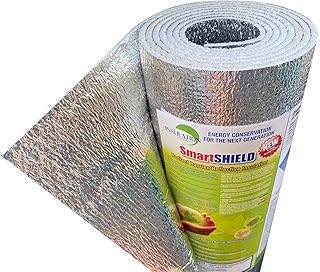 INSULATION MARKETPLACE SmartSHIELD -3mm 24inx10Ft ReflectiveINSULATION Roll, Foam Core Radiant Barrier, ThermalINSULATION ...