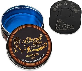 OCEAN VIEW DEEP WAVES POMADE- Wave Grease for 360 Waves + Shower Brush for 360 Waves