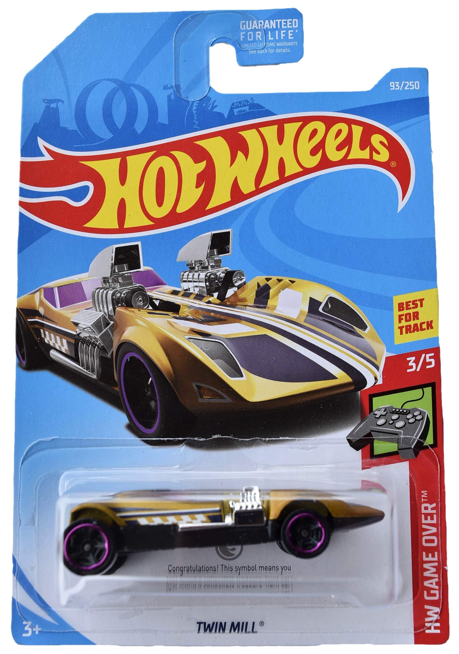 Hot WheelsTreasure Hunt Twin Mill 93/250, gold