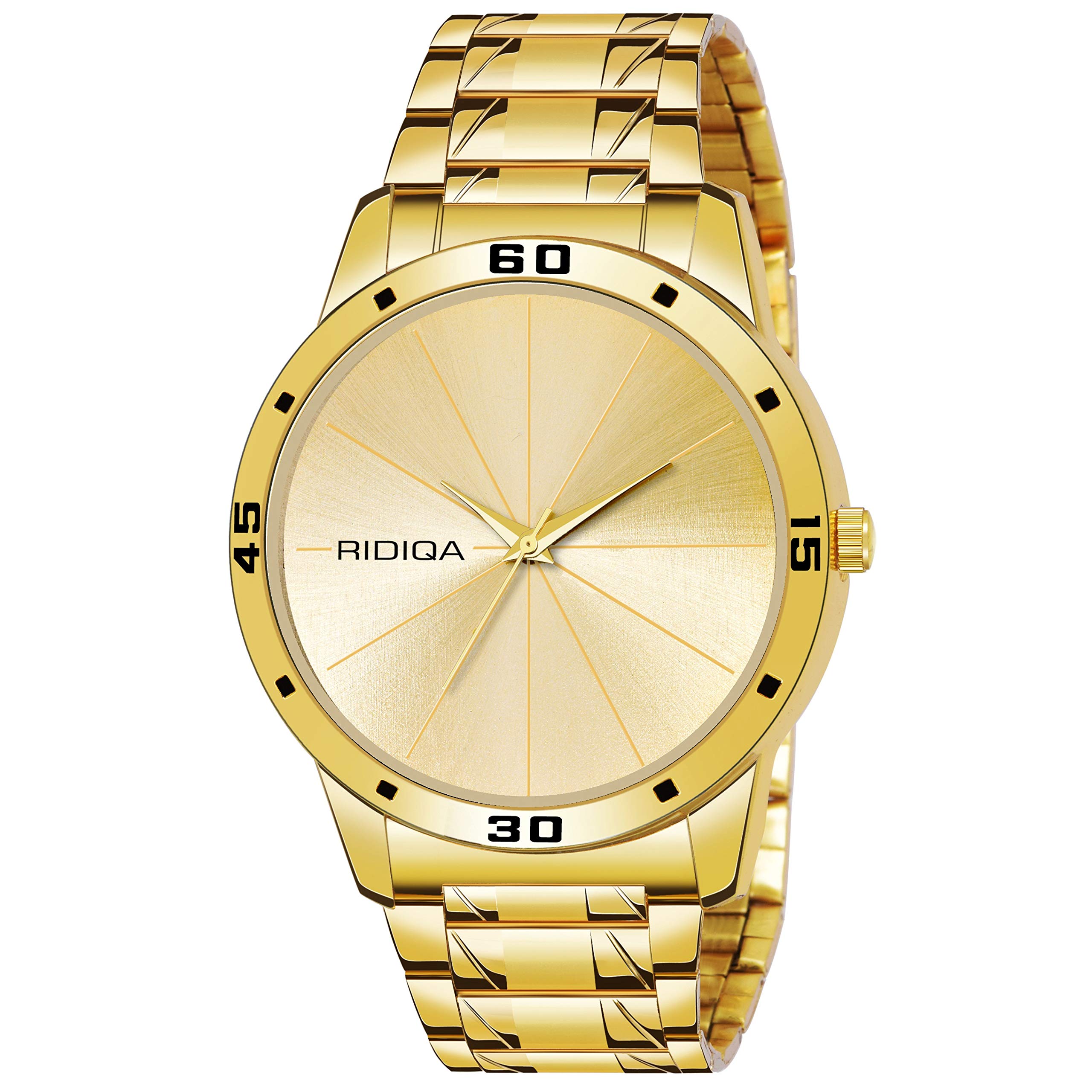 RIDIQAGolden Chain Gold Dial Luxury Watch for Men | Boy