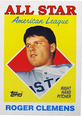 1988 Topps Baseball Card #394 Roger Clemens