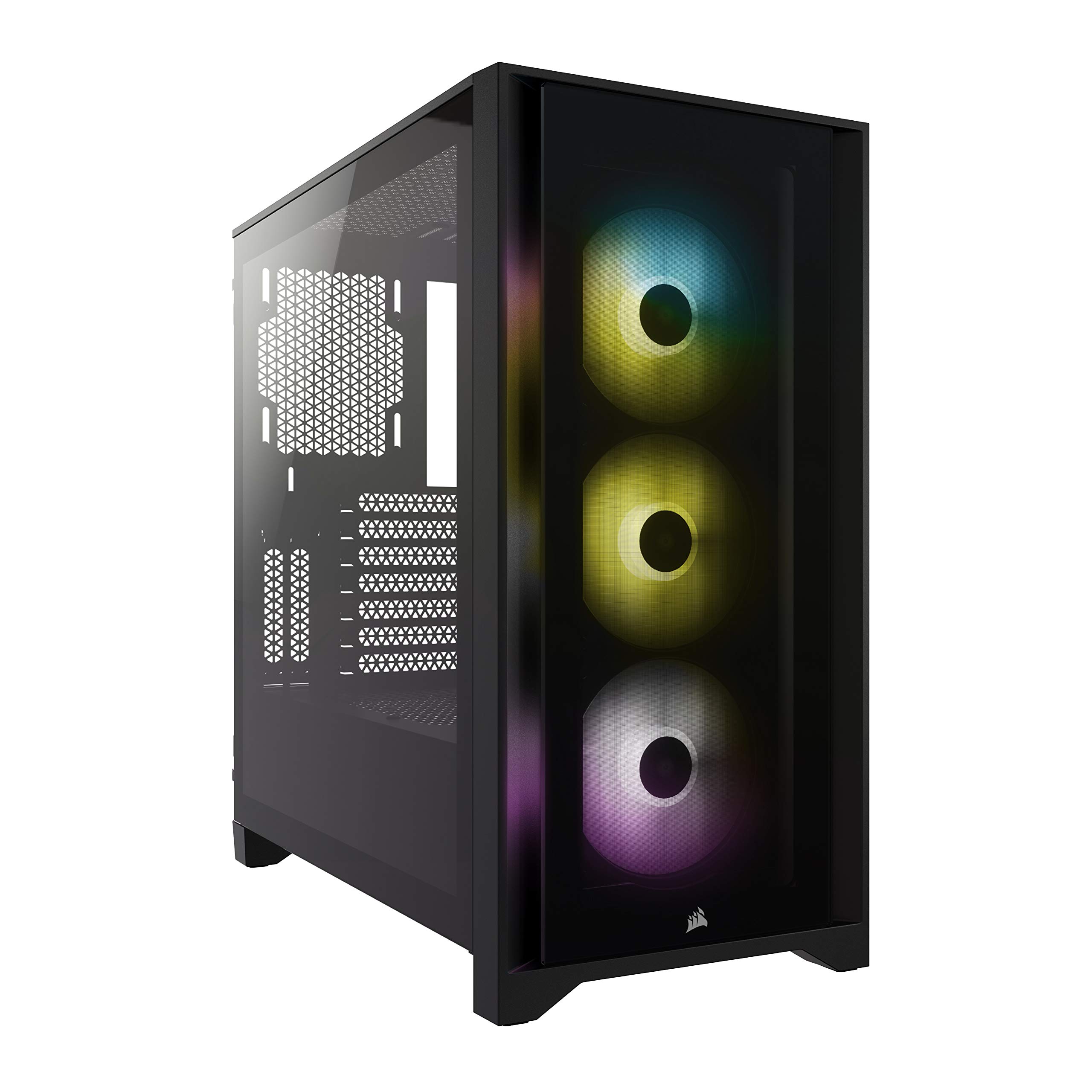 Photo 1 of Corsair iCUE 4000X RGB Mid-Tower ATX PC Case - Black