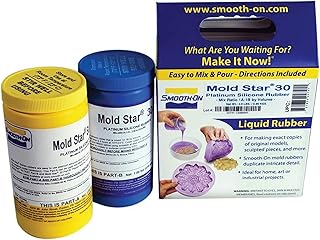 Mold Star 30-1A:1B Mix by Volume Platinum Silicone Rubber - Pint Unit