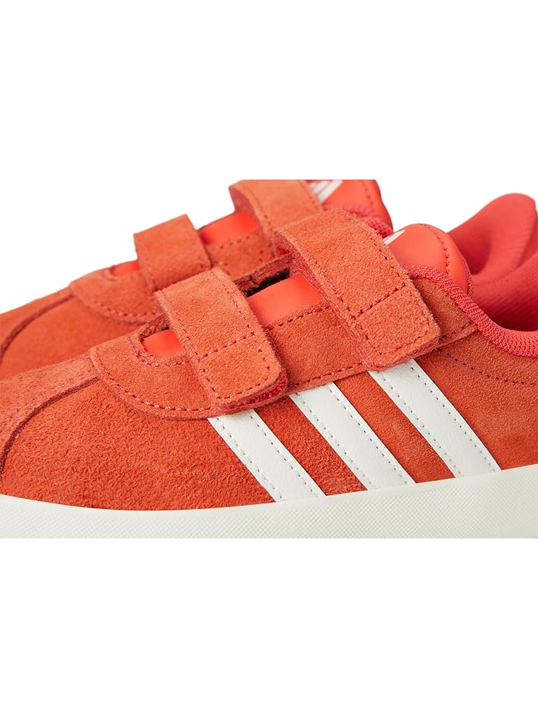 Red adidas Kids VL Court 3.0 Sportswear Shoes (Toddler)