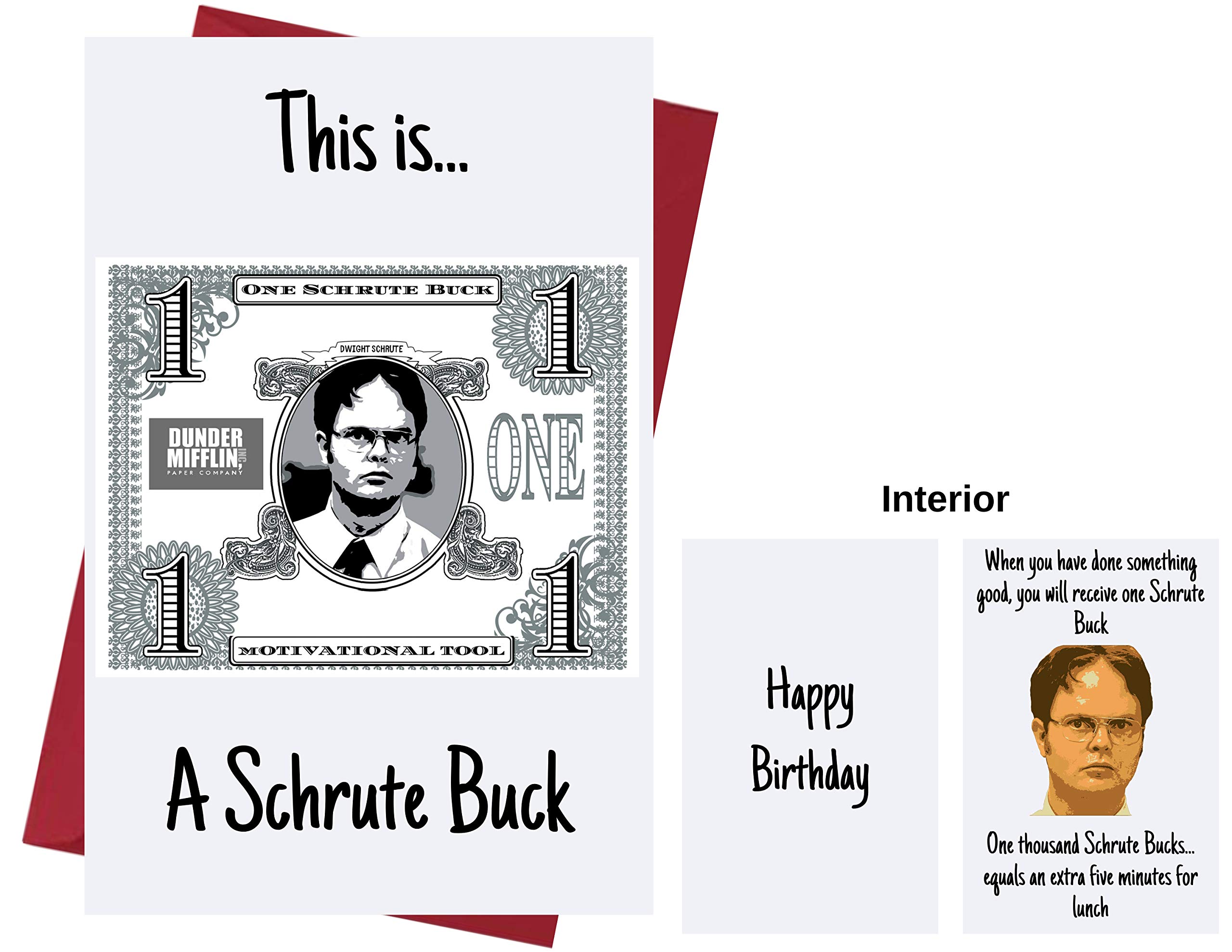 Buy Funny Birthday Card The Office US – Dwight Schrute Card - The ...