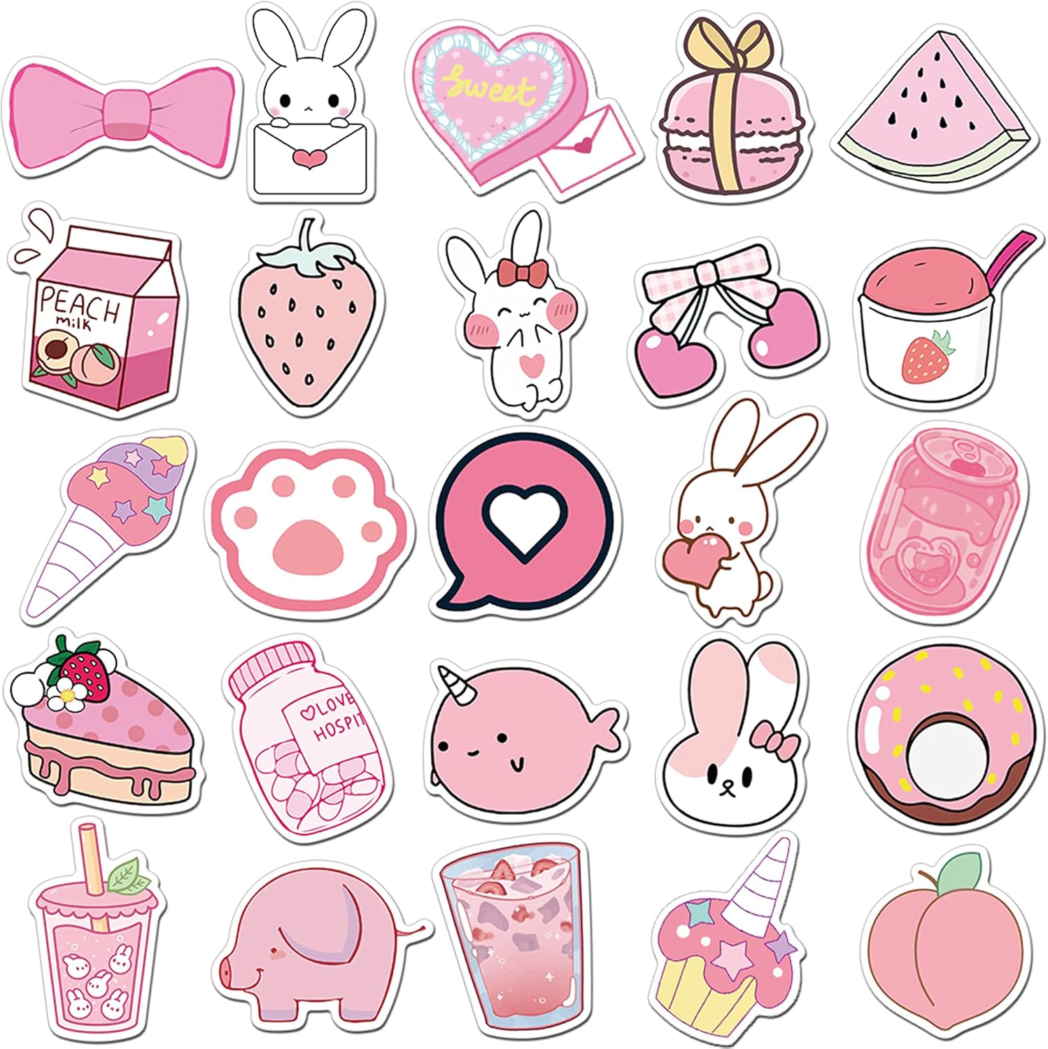 50PCS Kawaii Stickers for Water Bottles,Cute Vsco Japan | Ubuy