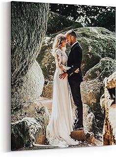 Personalized Custom Canvas Prints 18x24 inch, Photo On Canvas Transform Your Photos into Stunning Framed Wall Art-Digitall...