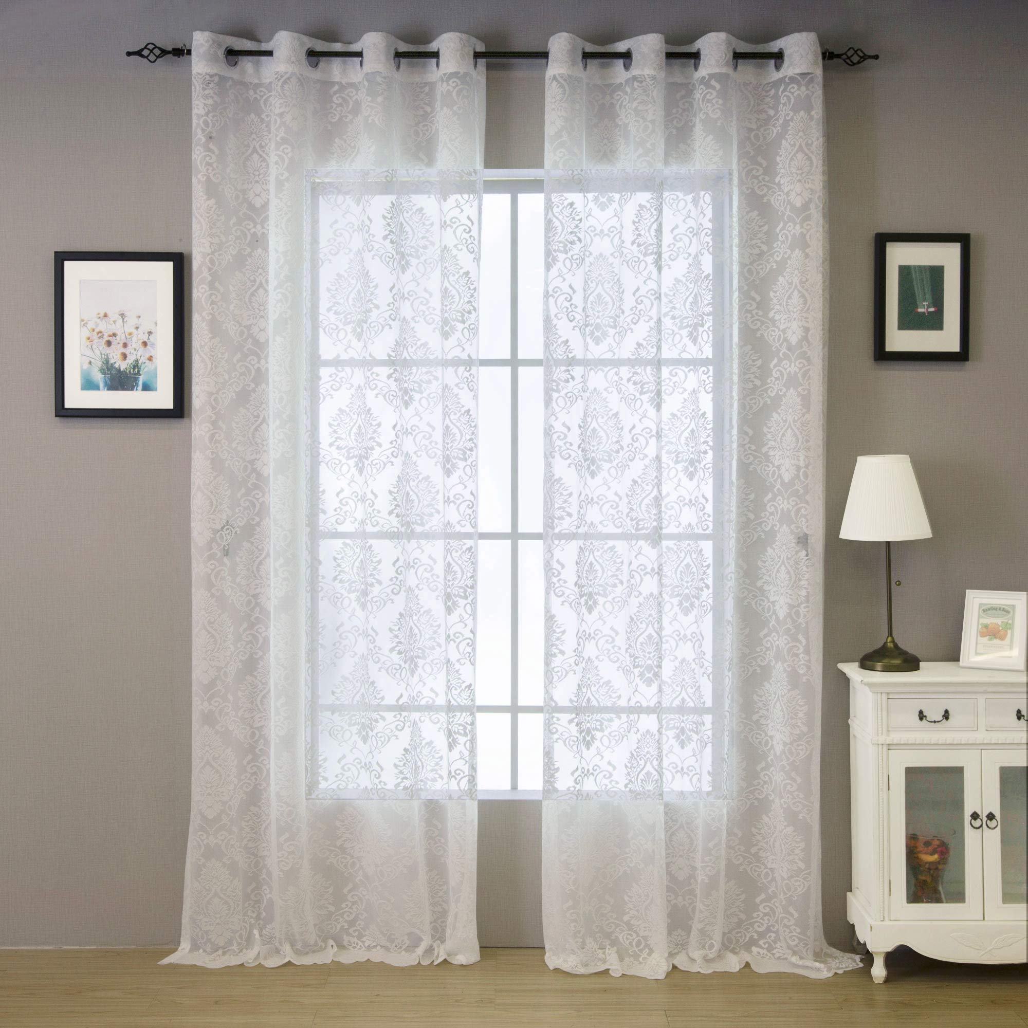 Irish lace curtains