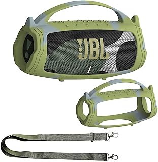 JCHPINE Silicone Cover Case for JBL Charge 5 Portable Bluetooth Speaker, Protective Skin Case for JBL Charge 5 Portable Bl...