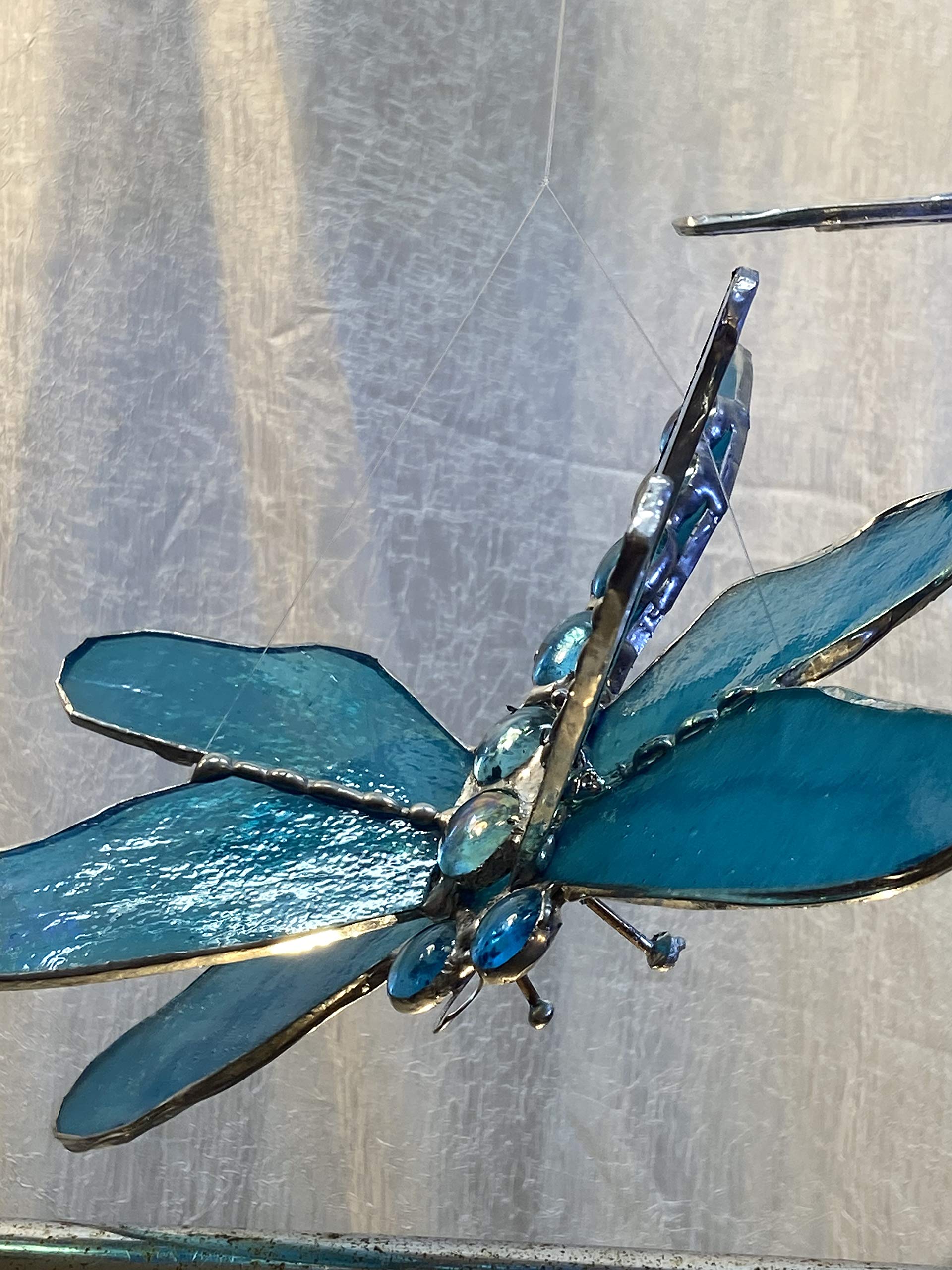 Stained Glass Double Winged Dragonfly Damselfly Choose from many colors