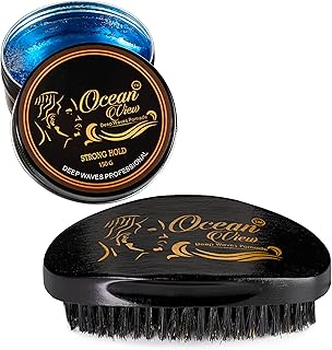 OCEAN VIEW DEEP WAVES POMADE 360 Wave Brush + 360 Wave Grease