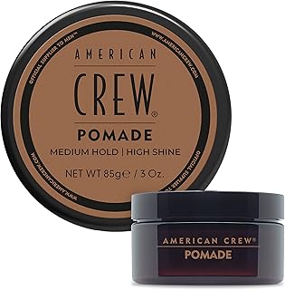 American Crew Men's Hair Pomade, Gifts for Him, Stocking Stuffers for Men, Like Hair Gel with Medium Hold & High Shine, 3 ...