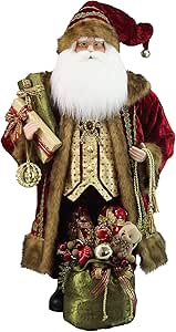 Windy Hill Collection 36&#34; Inch Standing Ol&#39; World Traditional Santa Claus Christmas Figurine Figure Decoration 368070