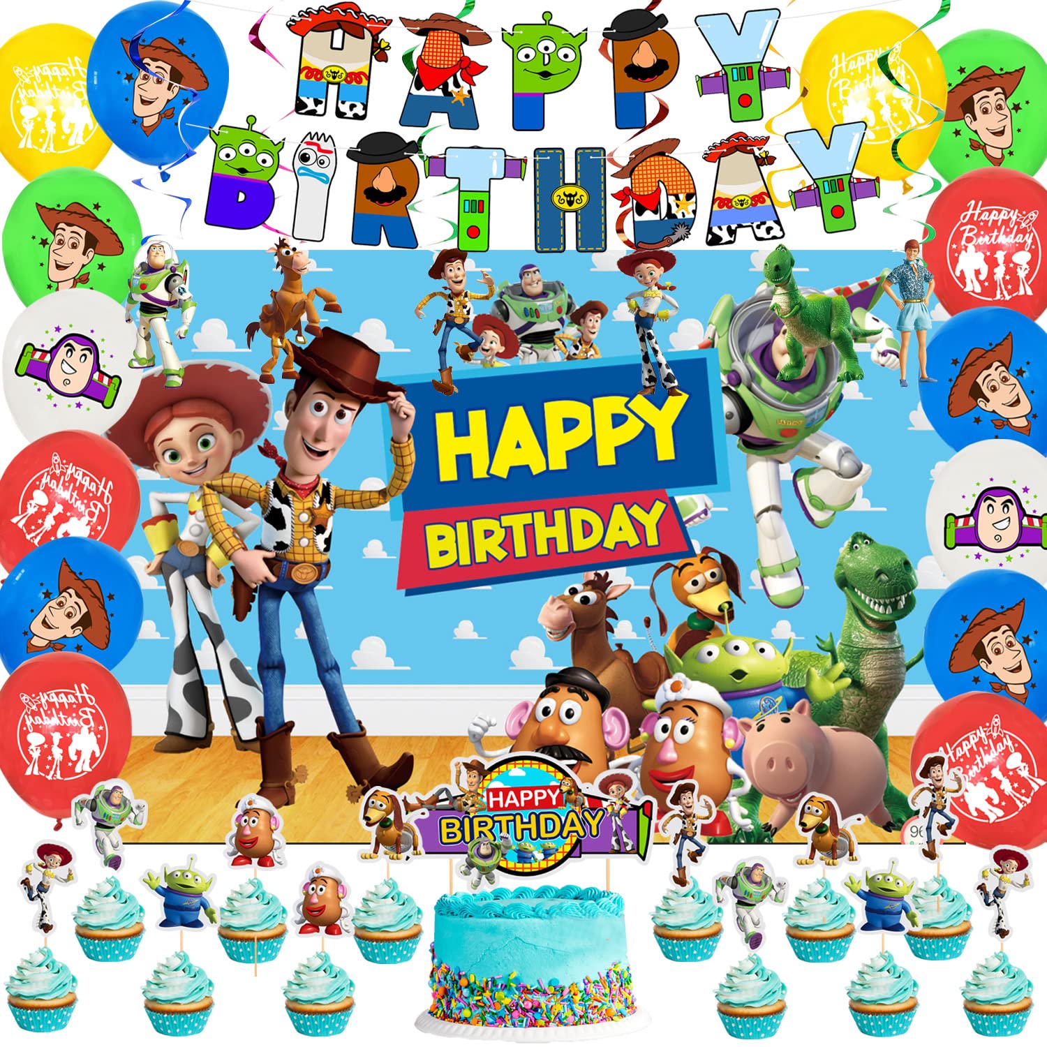 Buy Toy Inspired Story Birthday Party Supplies Toy Inspired Story ... image.