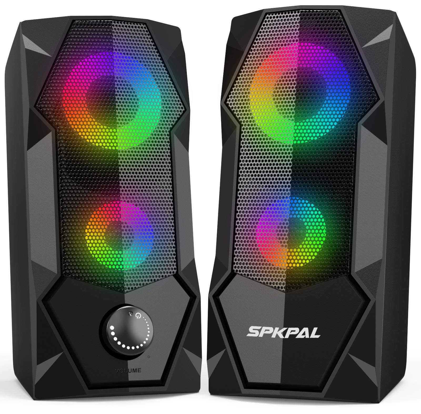 SPKPAL S100 RGB Gaming Speakers