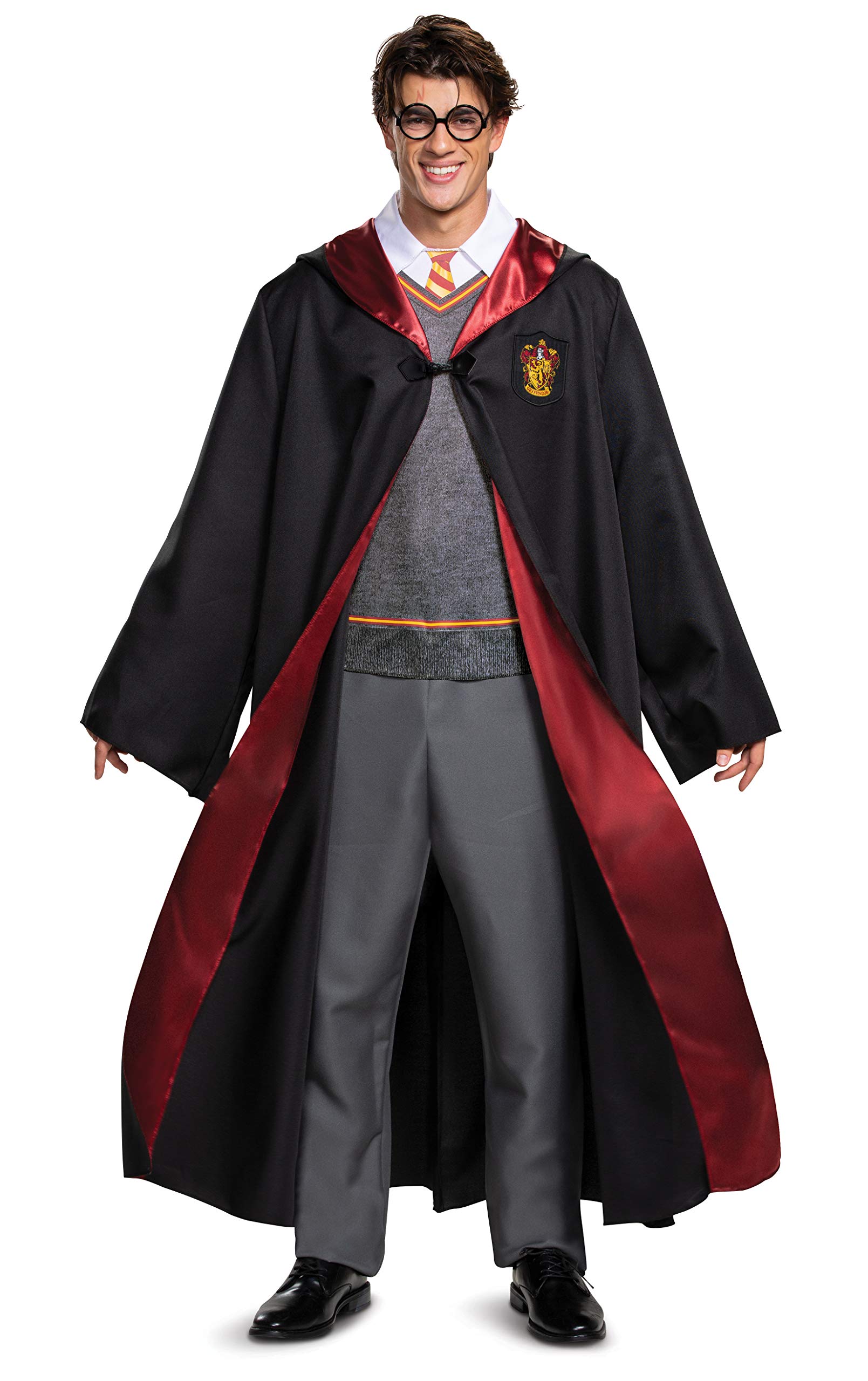 Buy Harry Potter Costume for Men, Deluxe Wizarding World Adult Size ...