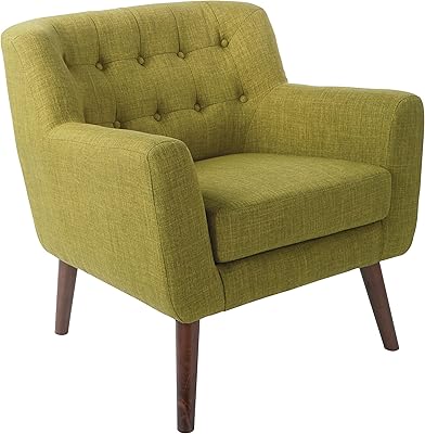 OSP Home Furnishings Arm Chair, 32"W x 28.63"D x 31.63"H, Green