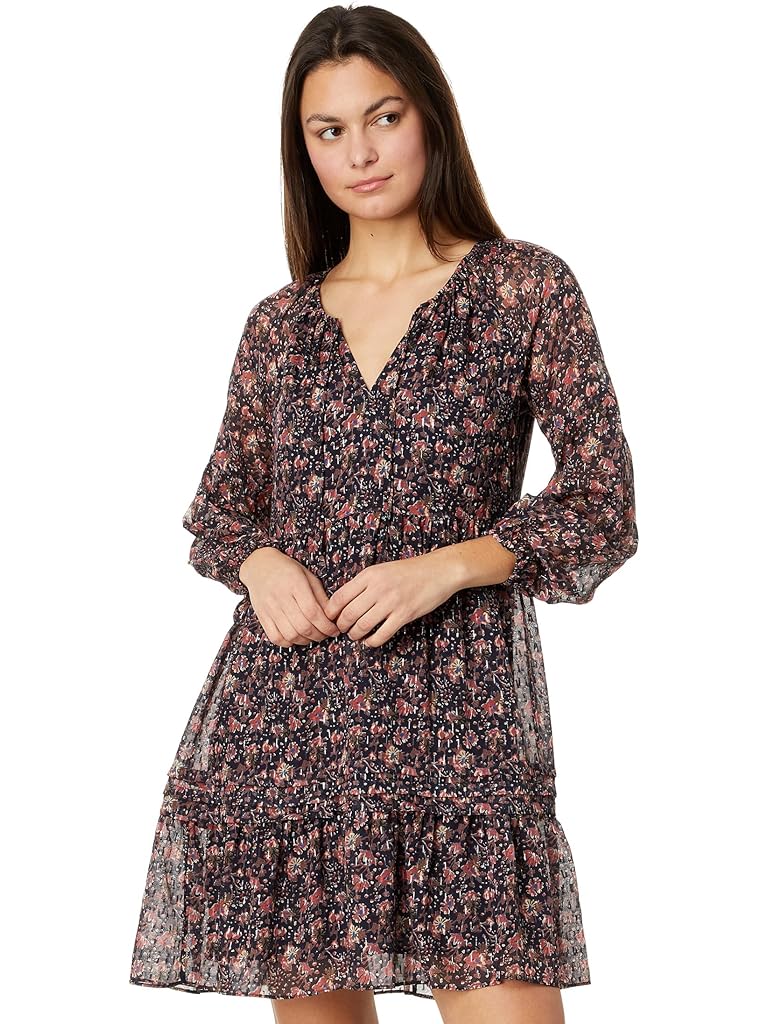 Faherty Silk Cotton Sage Wood Dress