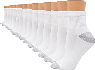 Hanes Women's Value, Ankle Soft Moisture-wicking Socks, Available in 10 and 14-packs