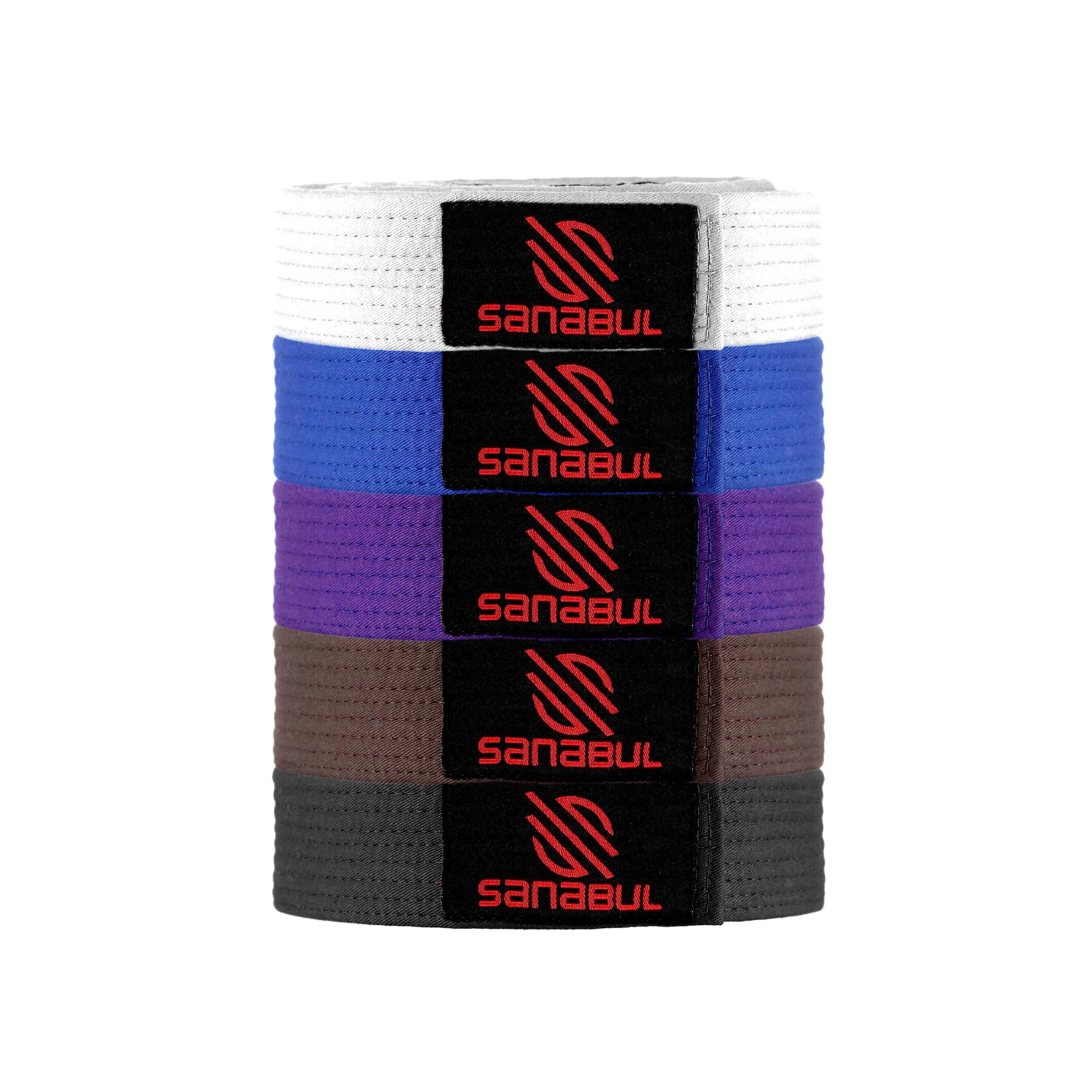 Snapklik.com : Sanabul BJJ Belt Men & Women Brazilian Jiu Jitsu Belt