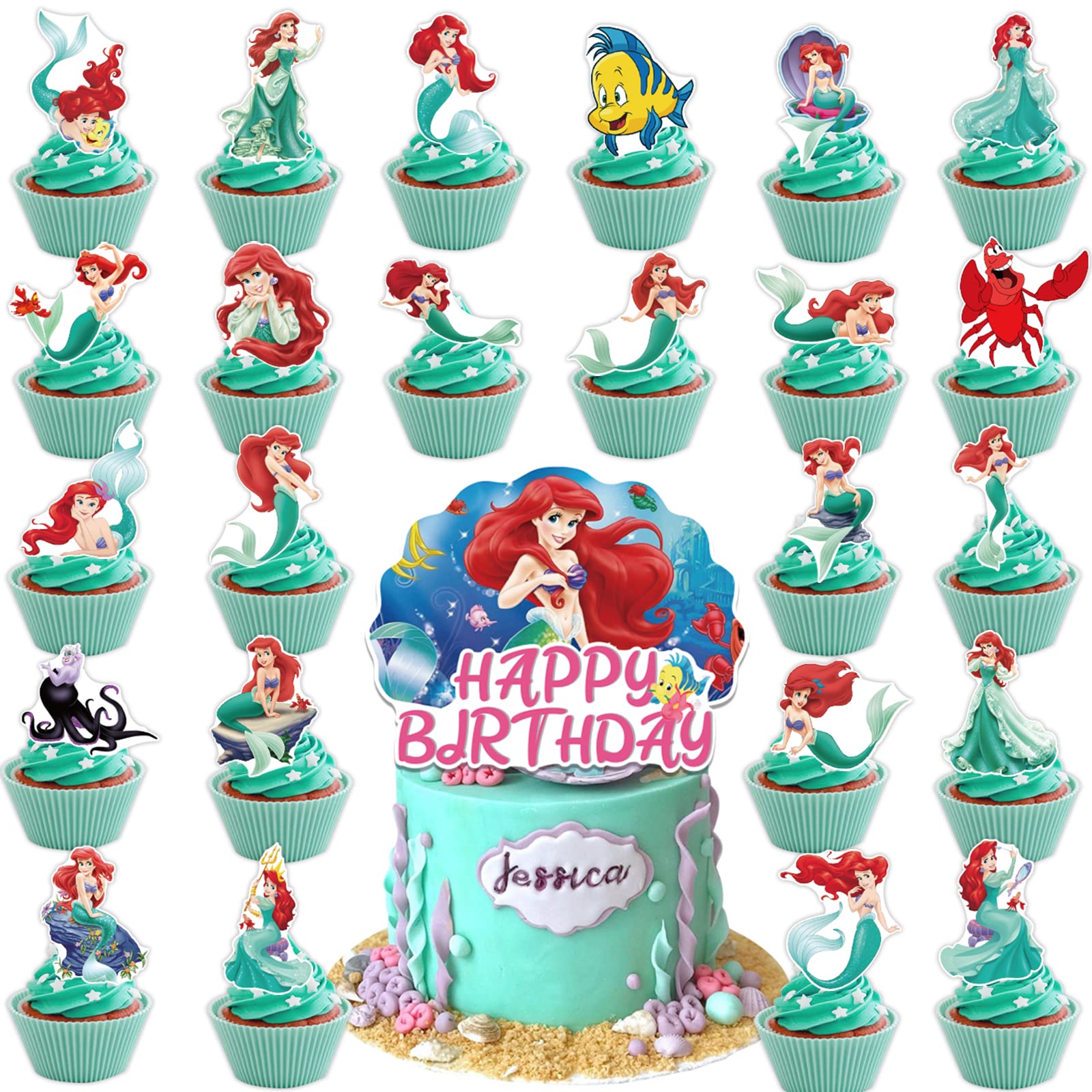 Disney Little Mermaid Ariel Princess Theme Kids Birthday, 47% OFF