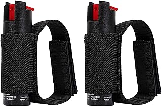 POLICE MAGNUM Pepper Spray Self Defense- Running Safety Gear - Jogging - Walking at Night- Made in The USA (2 Pack 1/2oz J...