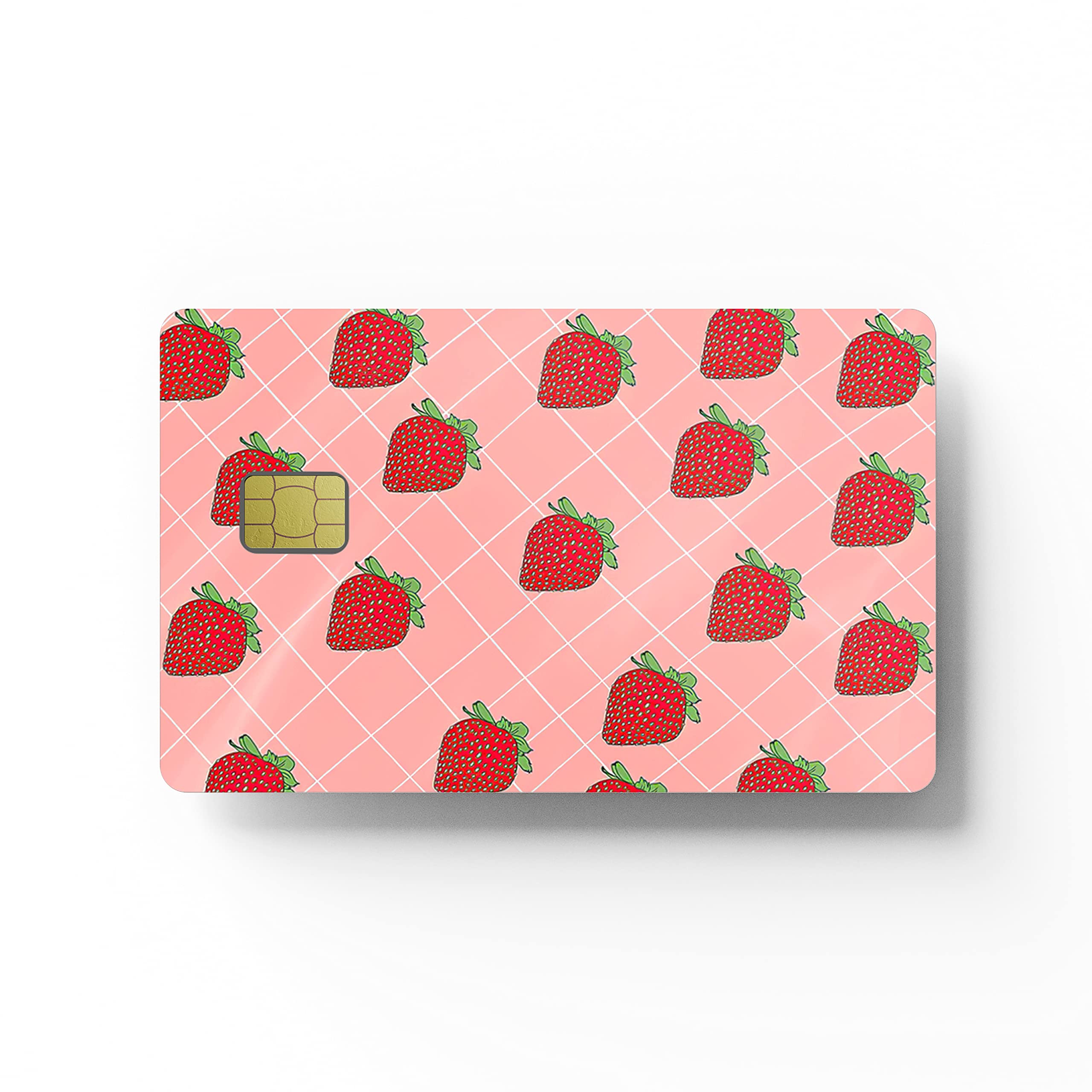 Amazon.com: HK Studio Card Sticker with Strawberry Design | Removable Vinyl  Sticker for Key Card, Transportation, Debit, Credit Card Skin | Covering  and Personalizing Bank Card | No Bubble, Slim, Waterproof Cover :