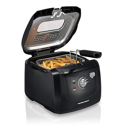 Hamilton Beach Cool Touch Electric Deep Fryer with Basket and