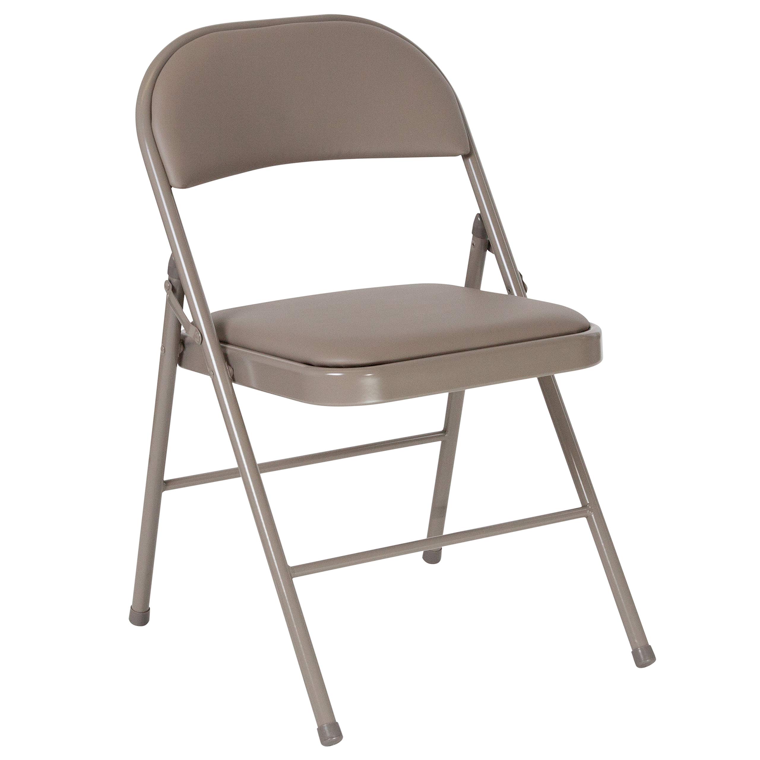 Cushioned folding chairs