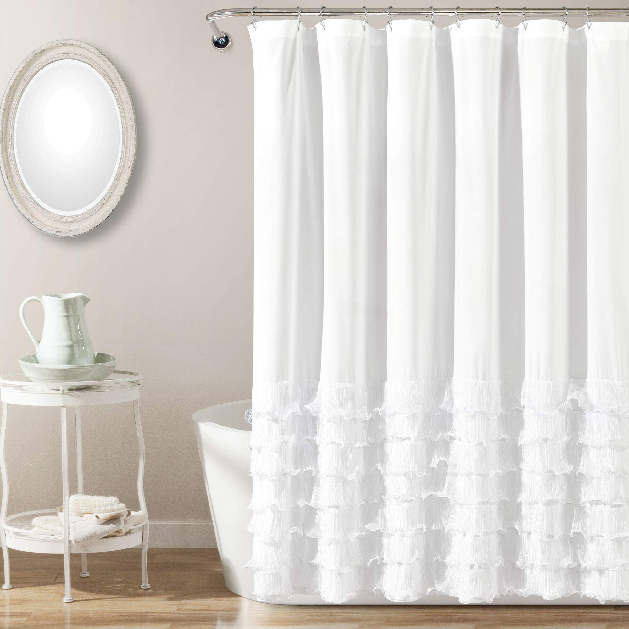 Country chic shower curtains