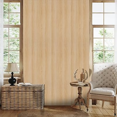 Anmon Wood 15.7in*275in Contact Paper Wood Peel and Stick Wallpaper Rustic Self Adhesive Decorative Wallpaper for Kitchen Vinyl