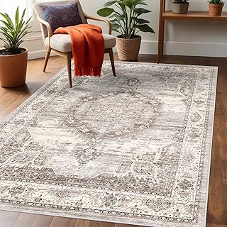 Washable Area Rugs 3x5 Entryway: Soft Ultra Thin Low Pile Mat Machine Washable Indoor Doormat Lightweight Entry Rug Anti S...