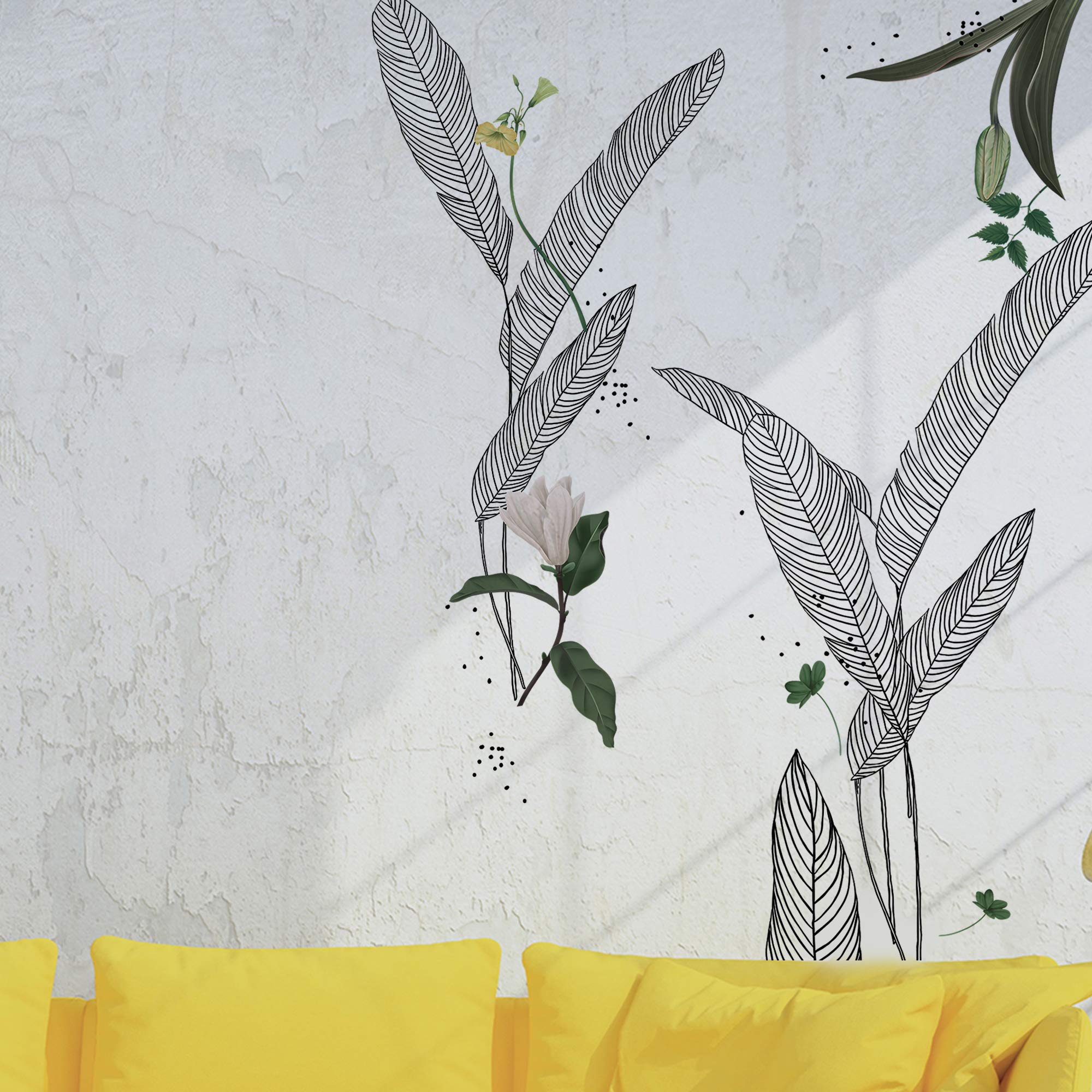 Buy Asian Paints Wall-Ons 'Exotic and Fragrant' Decal, DIY Removable ...