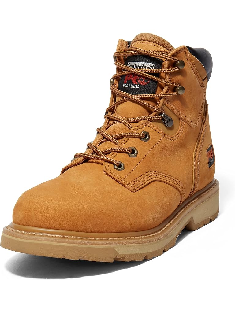 Tan Timberland PRO 6" Pit Boss Soft Toe