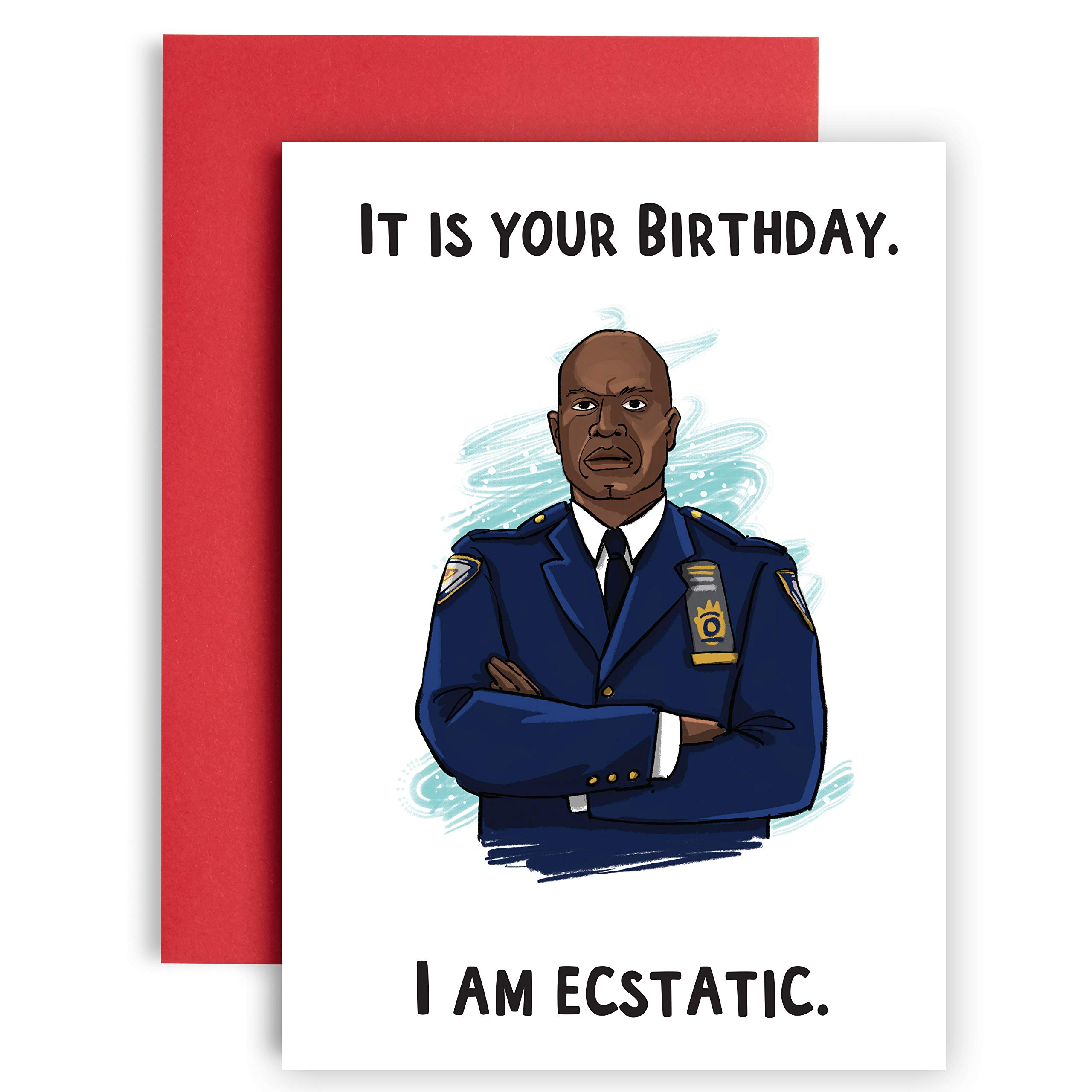 Buy Huxters It’s Your Birthday I’m Ecstatic - Funny Birthday Card ...