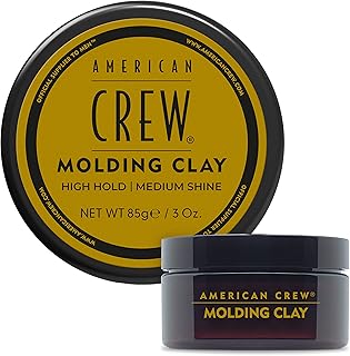 American Crew Men's Hair Molding Clay, Gifts for Him, Stocking Stuffers for Men, Like Hair Gel with Strong Hold & Medium S...