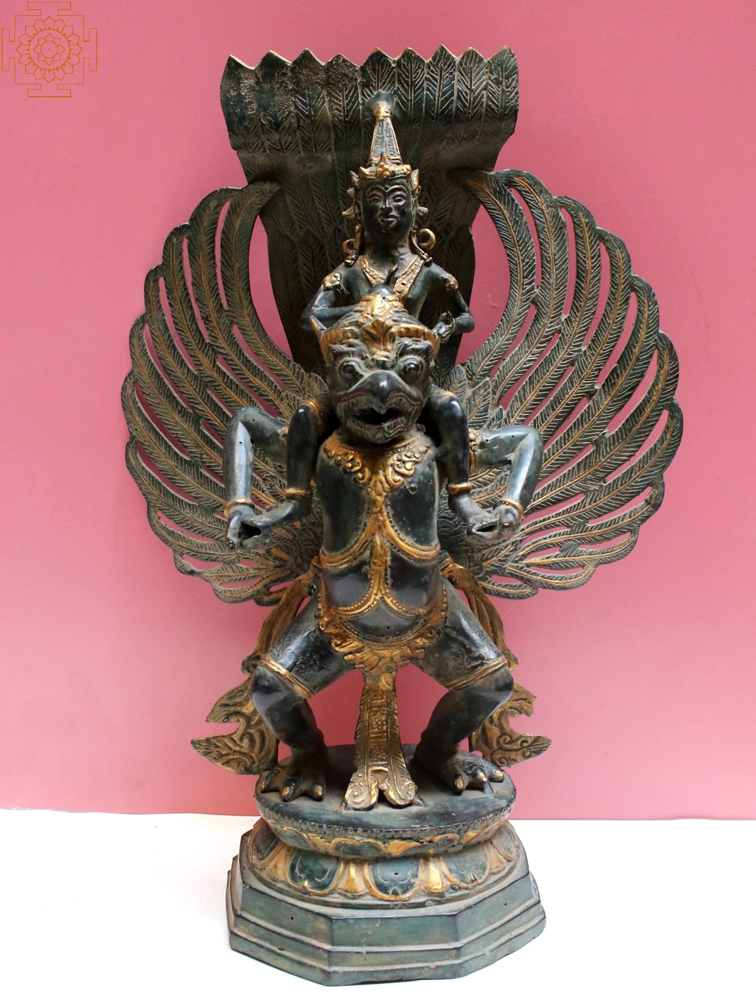 Exotic India 18" Garuda from Nepal - Copper