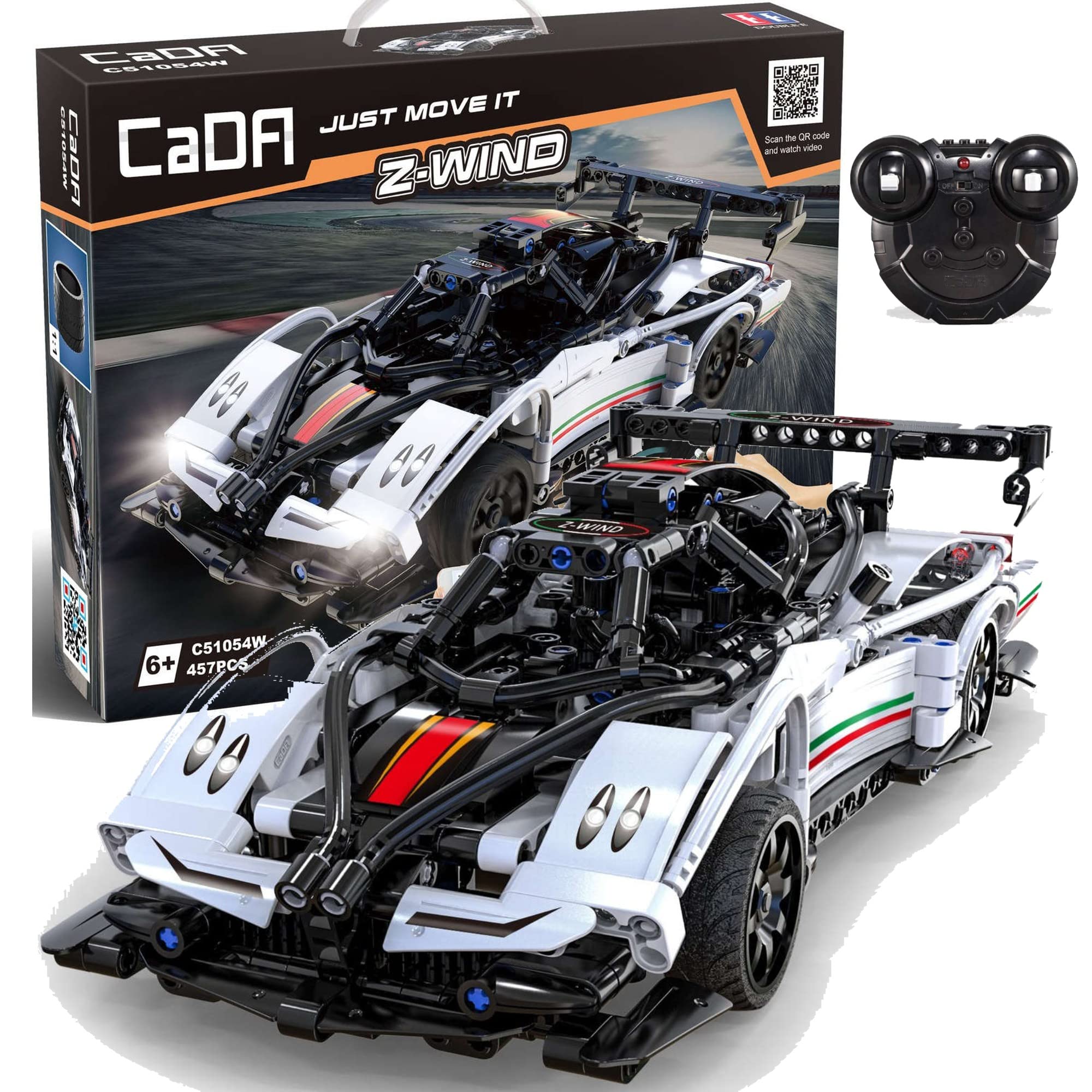 Cada C51054W Blocks Vehicle Z-Wind Dual Mode Contro 457 Pieces