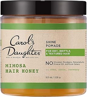 Carol's Daughter Mimosa Hair Honey Shine Pomade for Textured and Curly Hair - with Shea Butter & Rosemary Oil, 8 fl oz