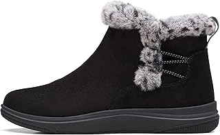 Clarks Women's Breeze Fur Ankle Boot