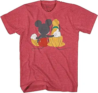 Disney Mickey and Pluto Best Friends Adult T-Shirt