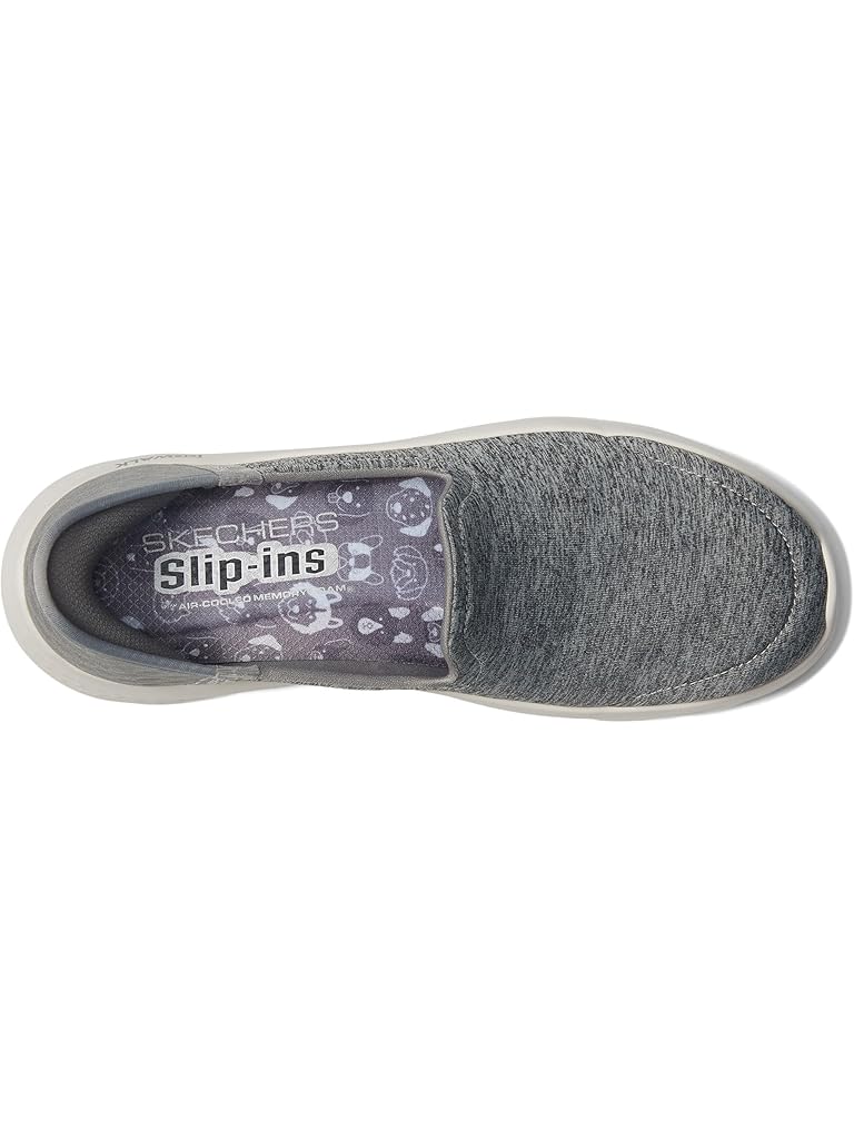 Gray SKECHERS Performance Go Walk Flex Serena Hands Free Slip-Ins