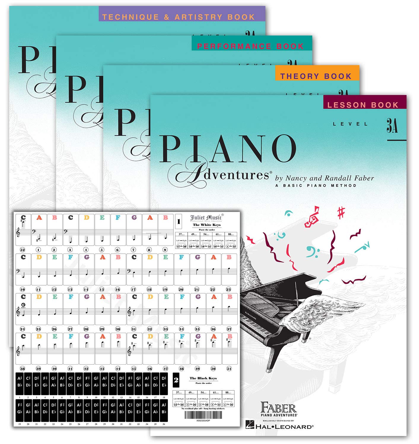 Snapklik.com : Piano Adventures Level 3A Learning Library Set By Nancy ...