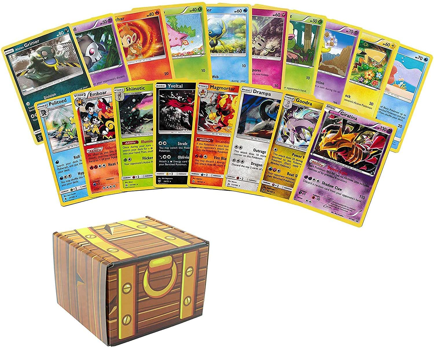 Buy 100 Assorted Pokemon Cards + 10 Pokemon Promo Cards: All Cards are ...