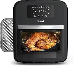 Tefal Easy Fry 9-in-1, 11L Air Fryer Oven, Grill and Rotisserie 8 Programs inc Dehydrate, Roast, Bake and Toast Black FW50...